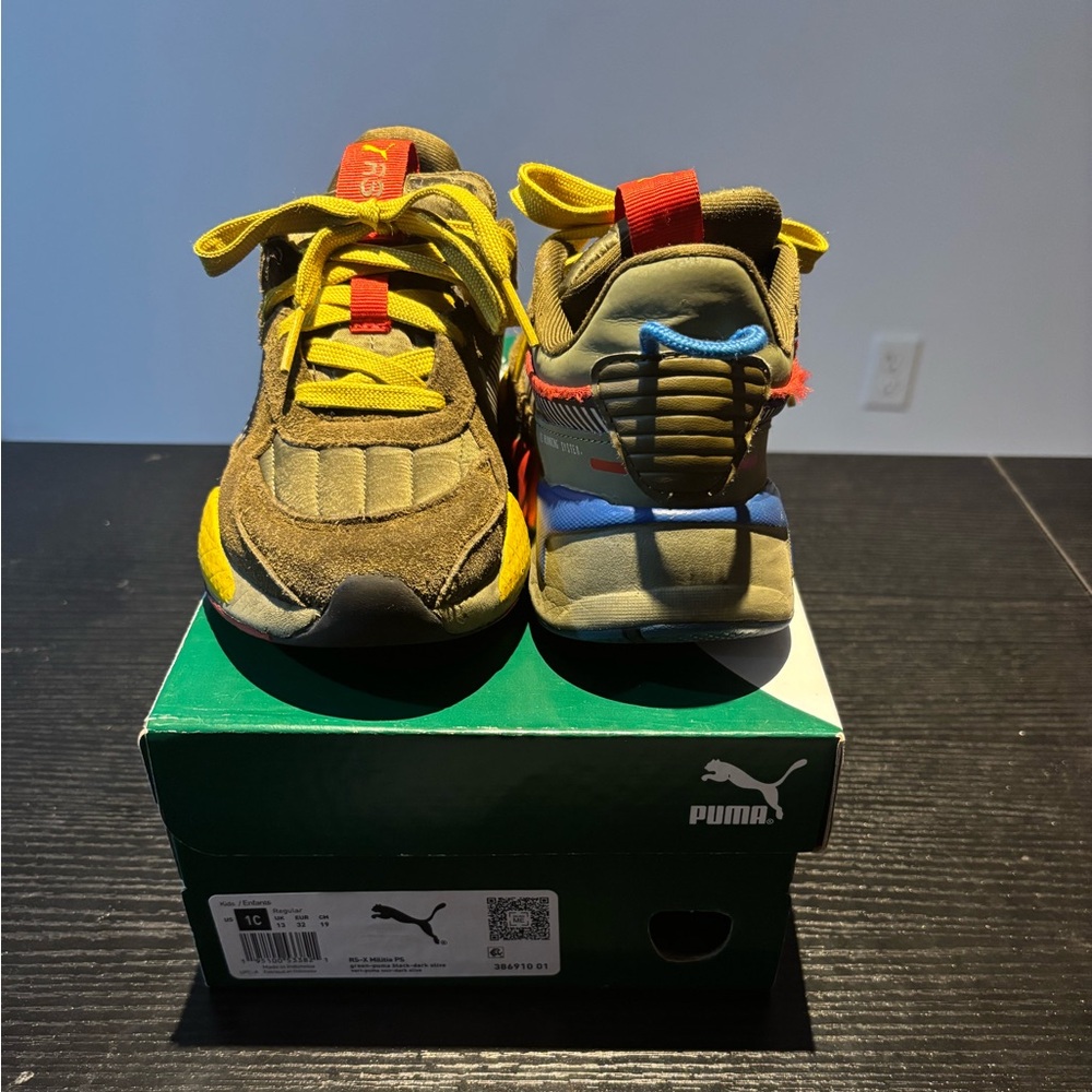 PUMA Unisex Rs-X Militia Lace Up Sneakers Shoes